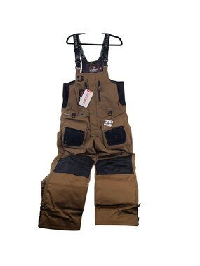 NEW Striker Climate Bibs Dark Brown Sureflote Technology Reinforced Knees Sz XL